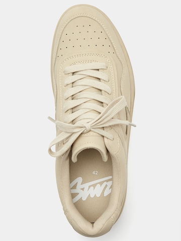 Pull&Bear Sneakers laag in Beige