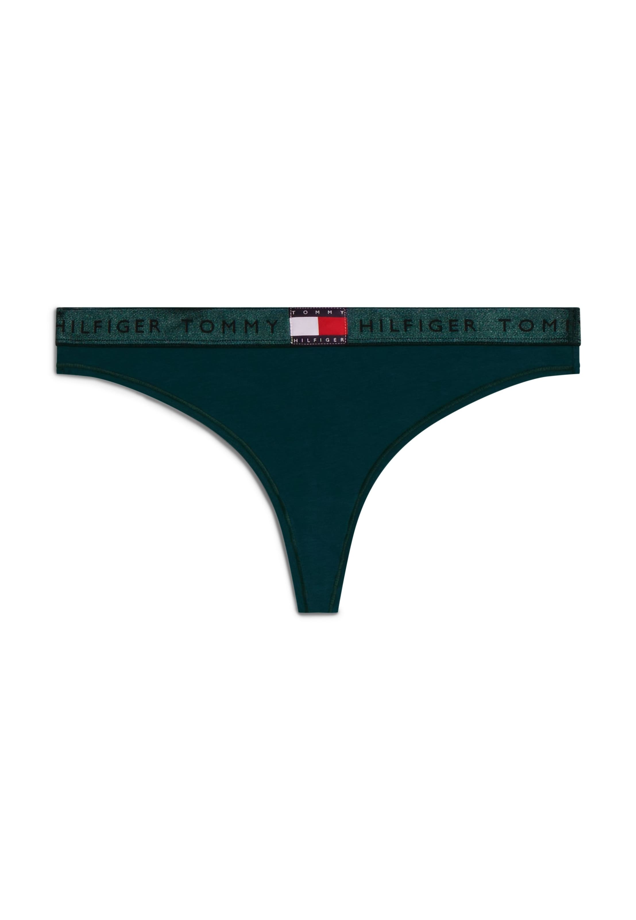 Tanga de la Tommy Hilfiger Underwear pe verde: față