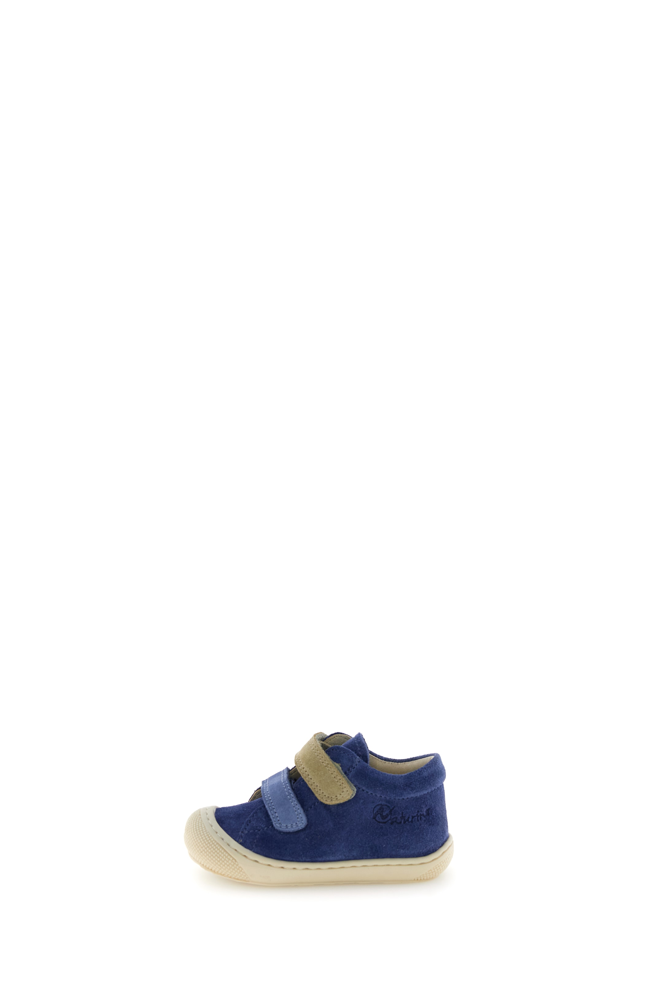 NATURINO First-Step Shoes in Blue: front