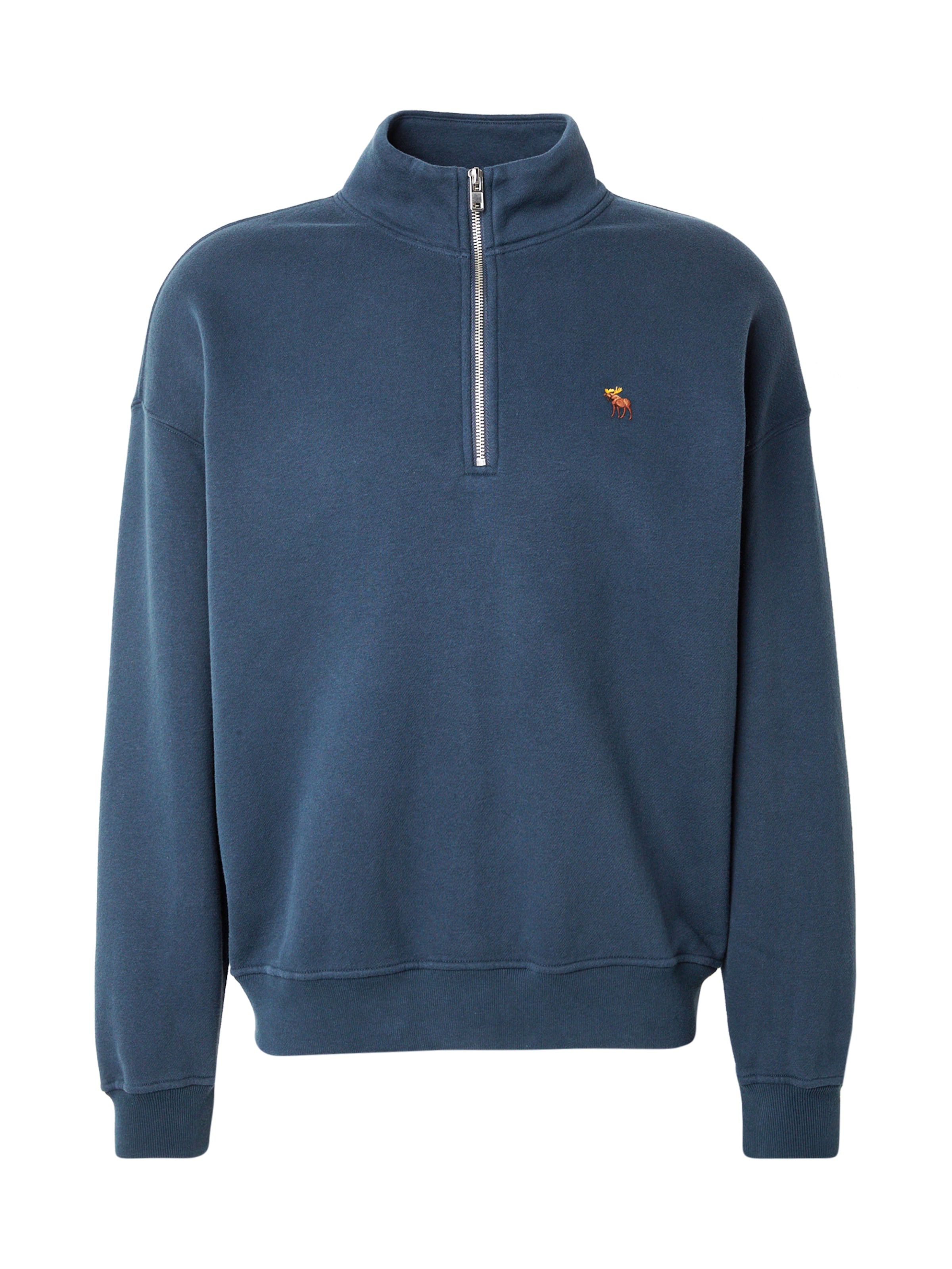 Sweat-shirt Abercrombie & Fitch en bleu : devant
