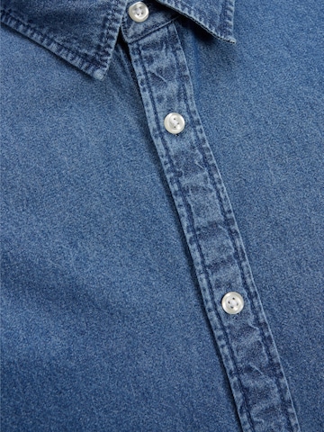 JACK & JONES Regular fit Button Up Shirt 'TEXAS' in Blue