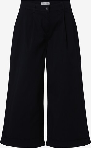 Marie Lund Pleat-Front Pants ' ' in Blue: front