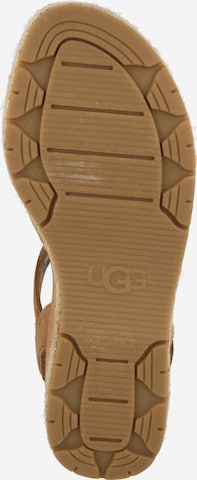 UGG Páskové sandály 'Trisha' – hnědá