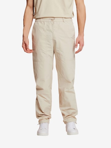 ESPRIT Regular Broek in Beige: voorkant