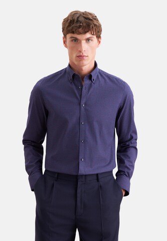 SEIDENSTICKER Slim fit Overhemd in Blauw: voorkant