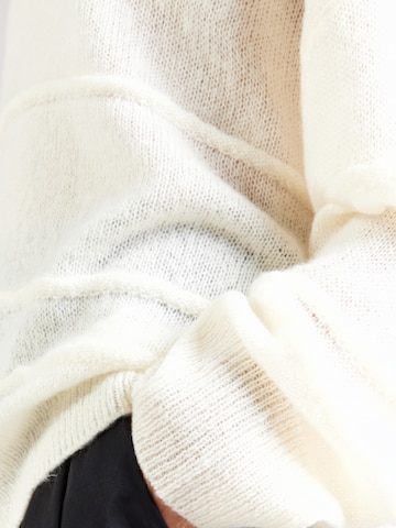 Pullover extra large 'Slookia_B' di HUGO in bianco