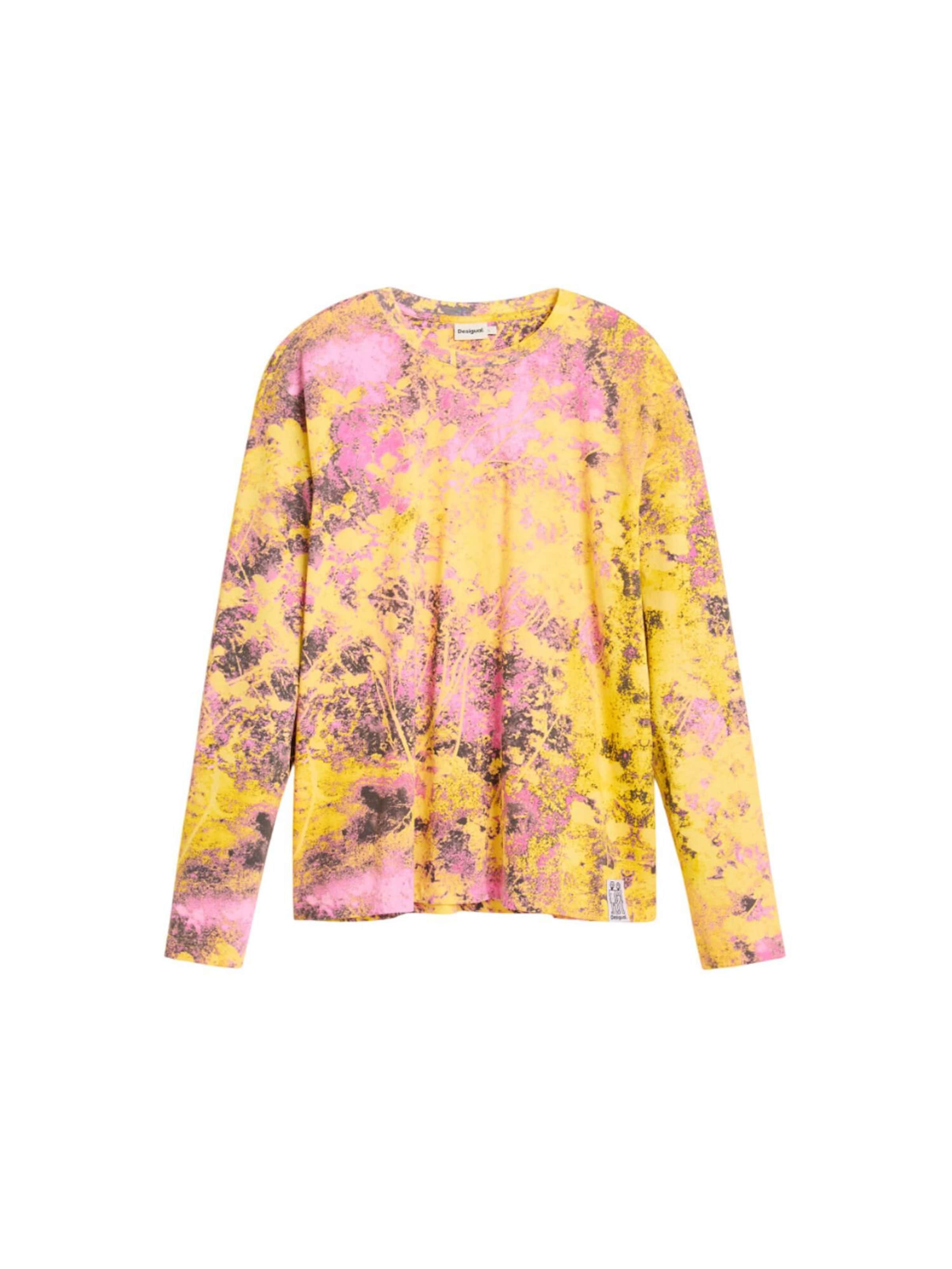 Desigual T-shirt i gul: framsida