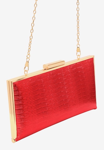 faina Clutch in Red