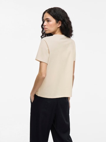 VILA Shirt 'VIAlbia' in Beige
