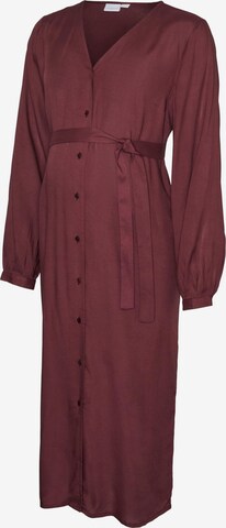 MAMALICIOUS Shirt dress 'SOPHIA LIA' in Red: front