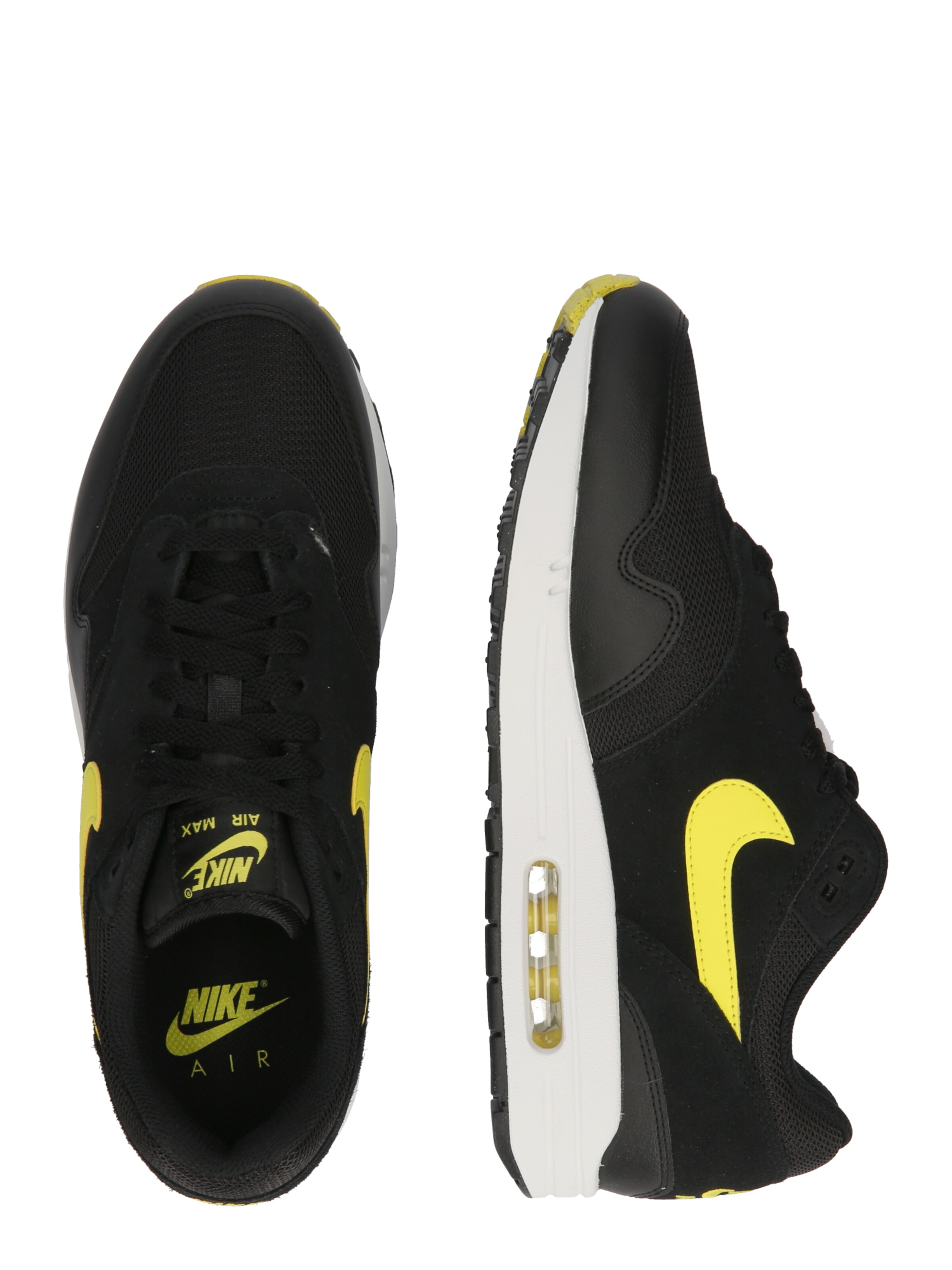 Nike Sportswear Rövid szárú sportcipők 'AIR MAX 1 ESS' - fekete