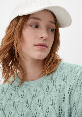 QS Pullover in Grün