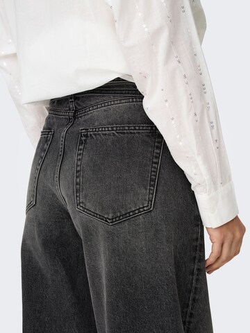 ONLY Wide leg Jeans 'ONLGianna' in Black