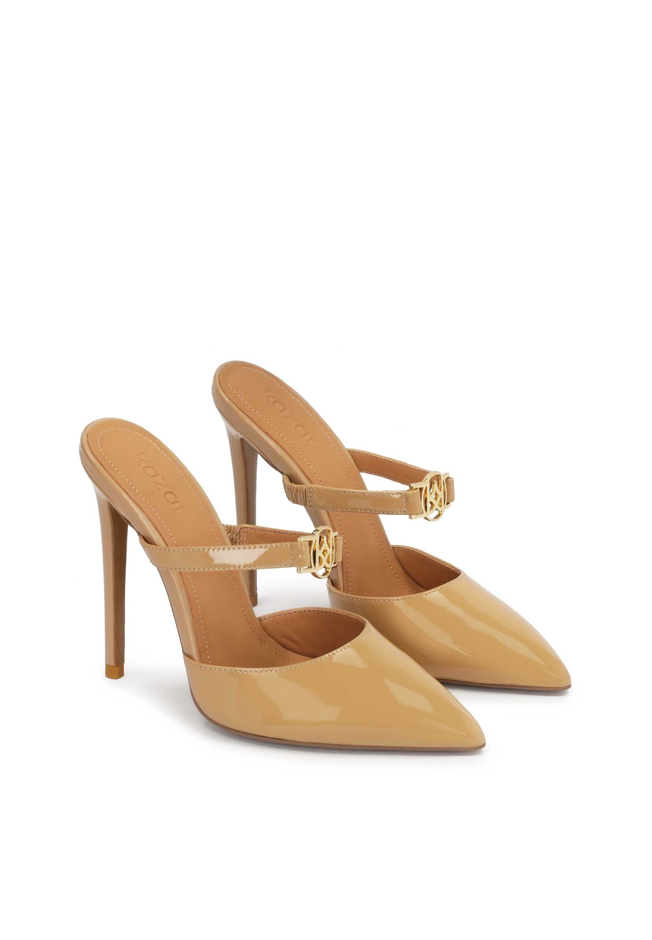 Kazar Nizki natikači | bež barva