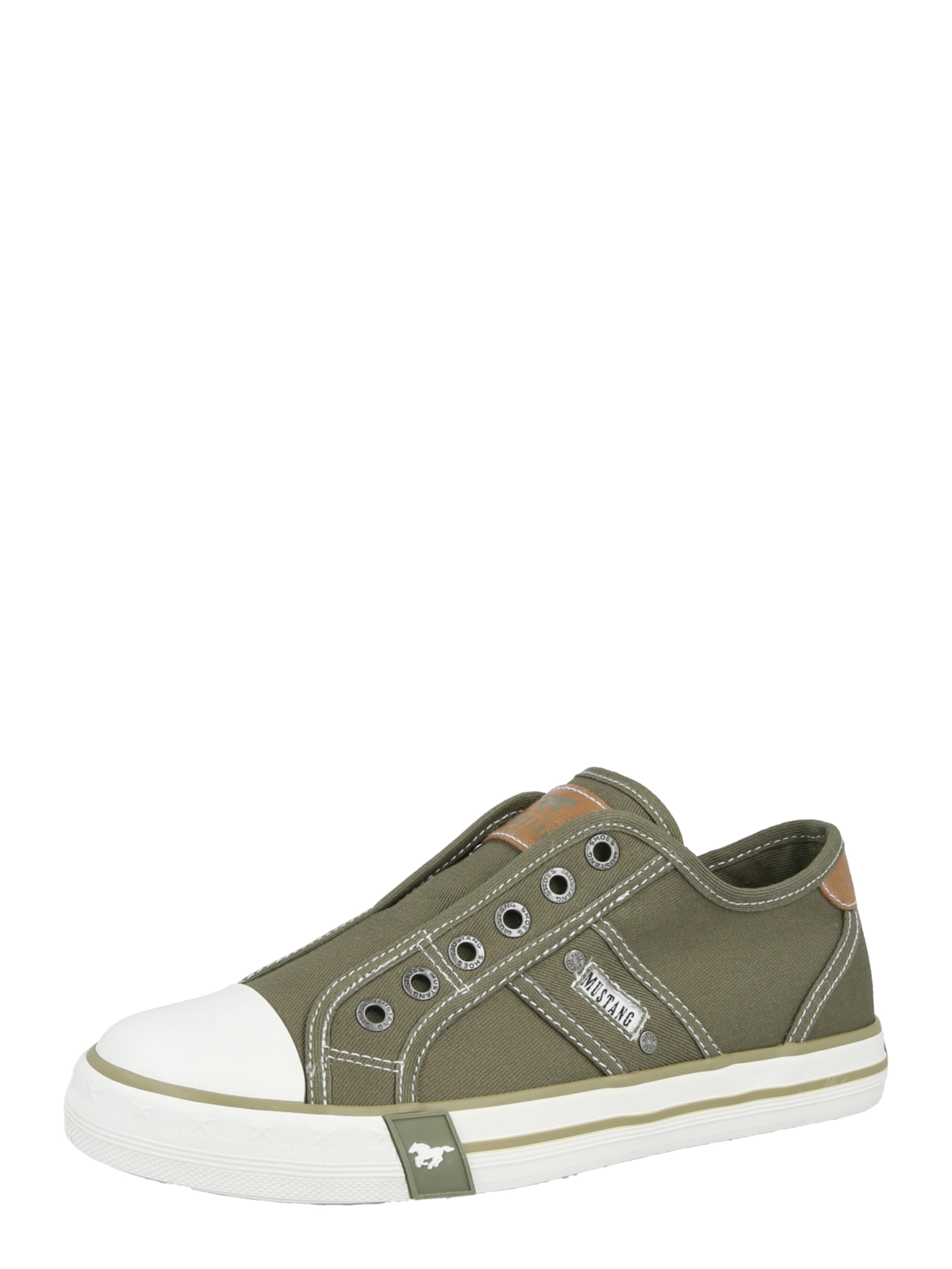 MUSTANG Slip-on in Green: front