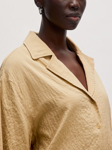 EDITED Bluse 'Chris' i beige