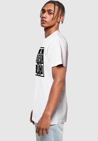 Merchcode T-Shirt 'Eric B & Rakim - Funky Blocks' in Weiß