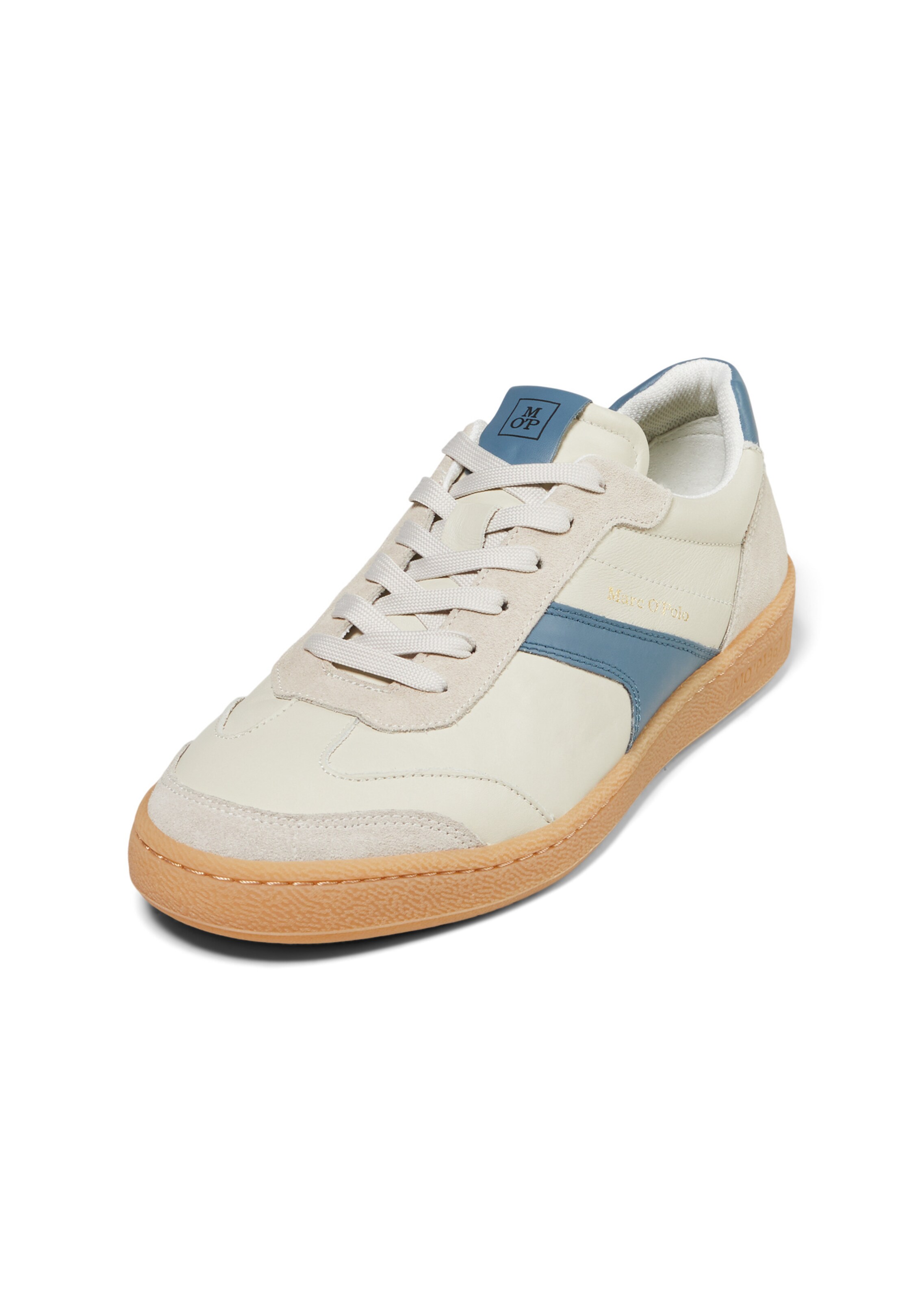 Sneaker bassa 'Court 4A' di Marc O'Polo in beige: frontale