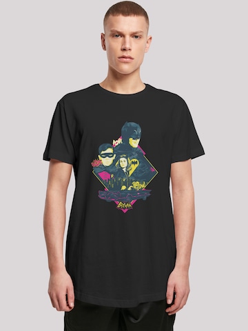 F4NT4STIC Shirt 'DC Comics Batman TV Series Character Pop Art' in Black: front