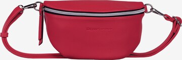 TOM TAILOR DENIM Fanny Pack 'Rosie' in Red: front