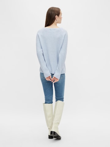 PIECES - Pullover 'Ellen' em azul