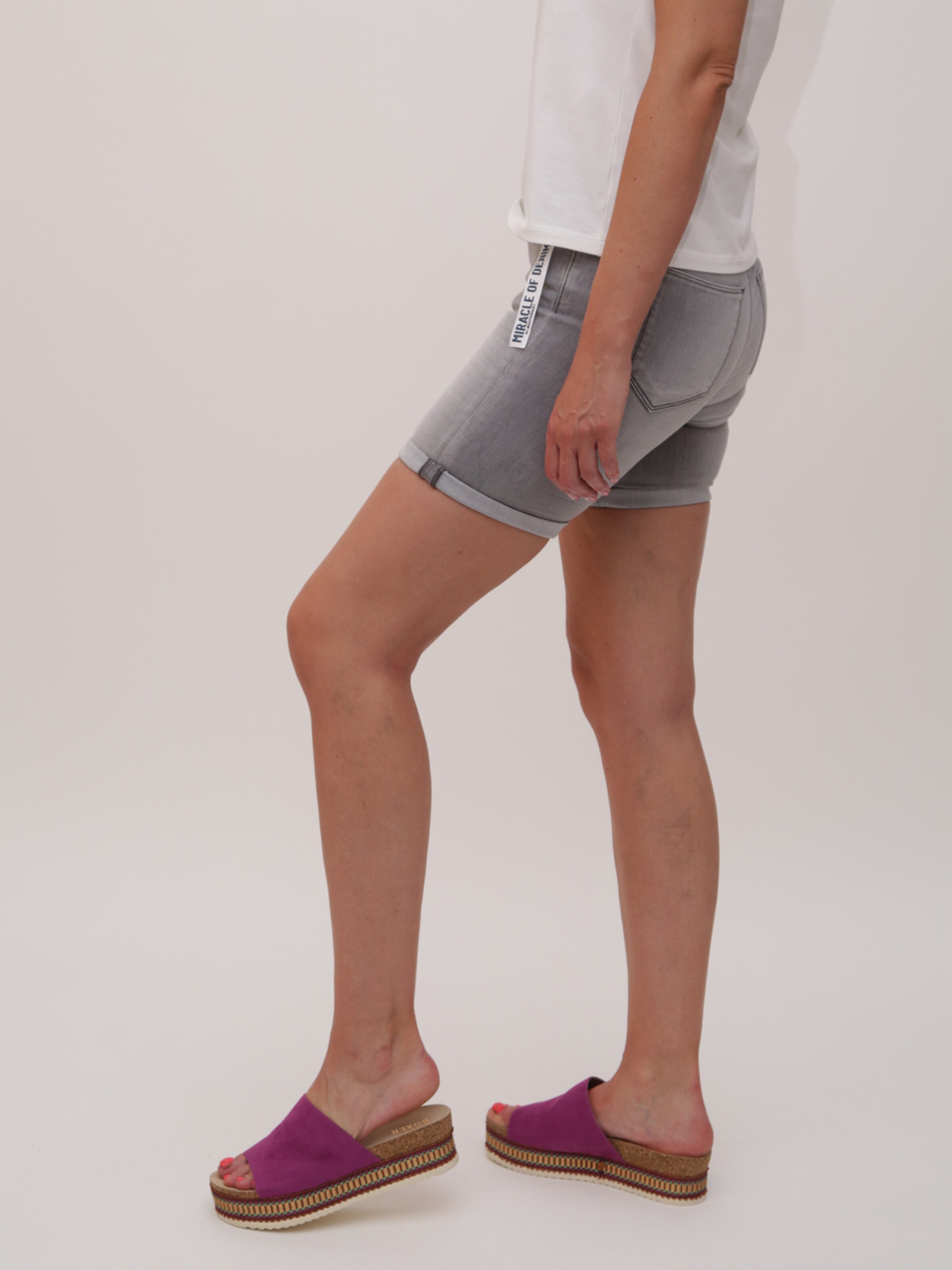 Frauen Große Größen Miracle of Denim Jeans 'Lucky' in Grau - TE22705 Frauen Große Größen Miracle of Denim Jeans 'Lucky' in Grau - TE22705