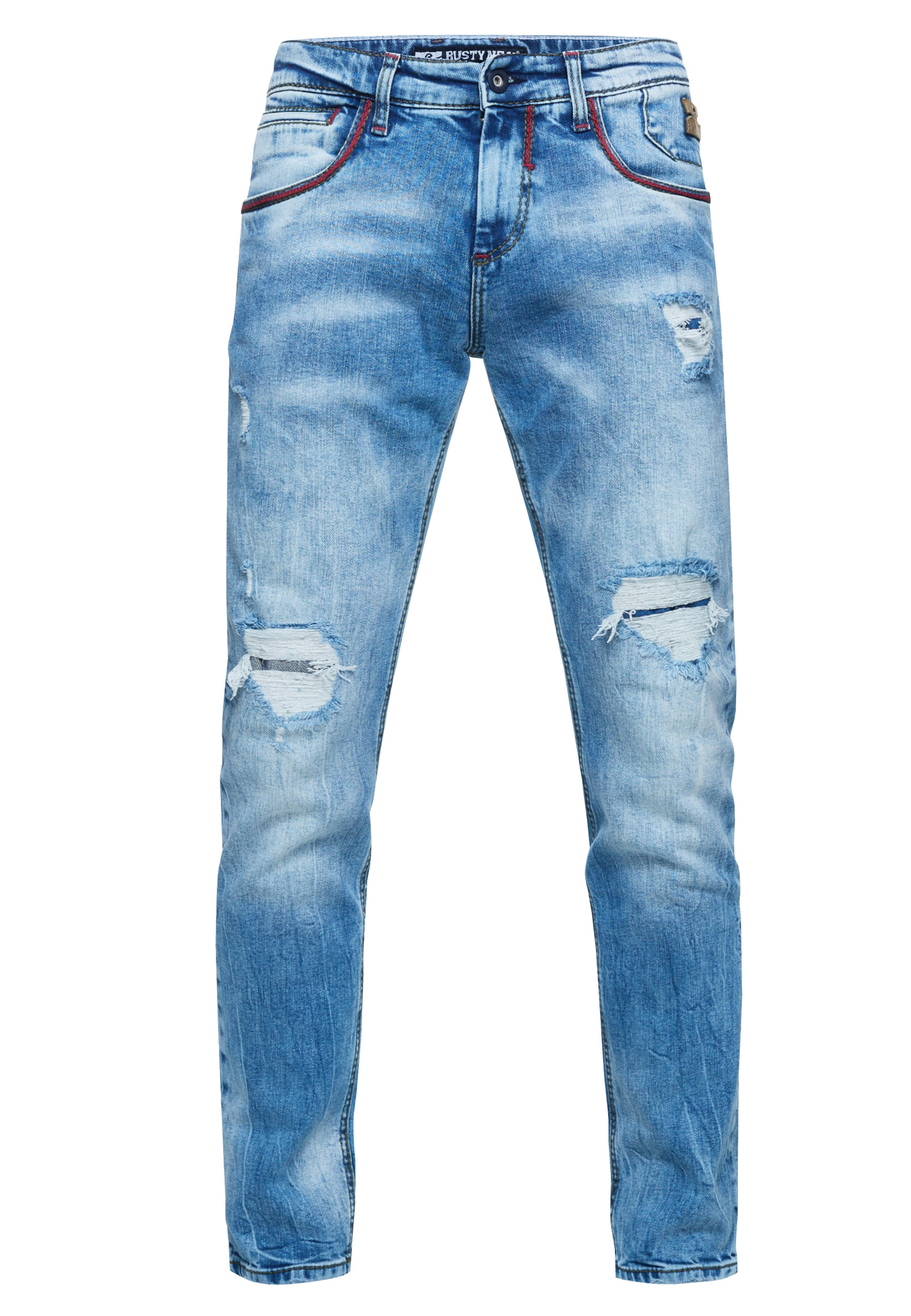 Rusty Neal Regular Jeanshose 'MINO' in Blau: Vorderseite