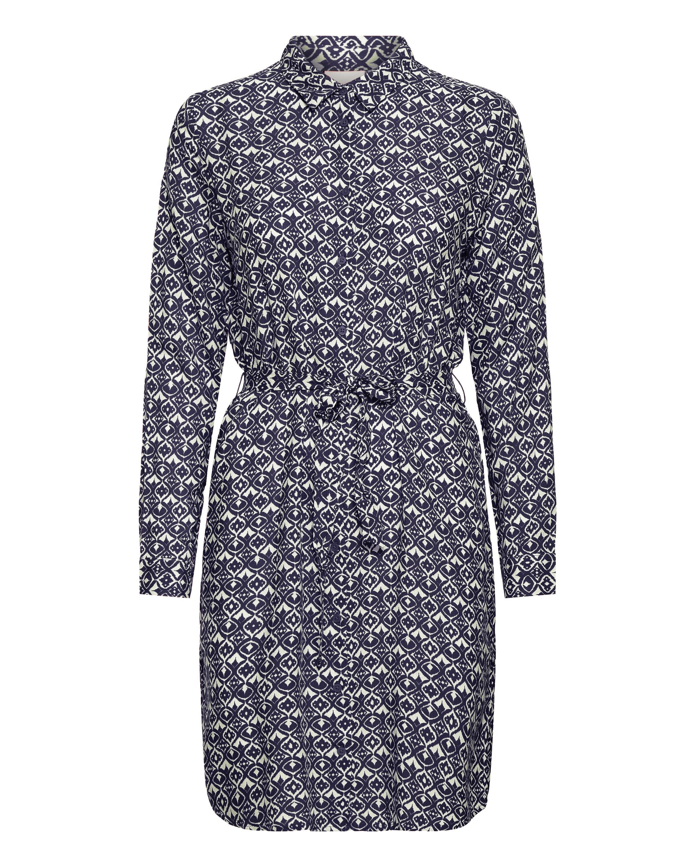 ICHI Shirtkleid 'IHVimse' in Beige: Vorderseite