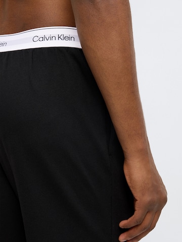 Calvin Klein Normální Pyžamové kalhoty 'ICON / ESSENTIALS' – černá