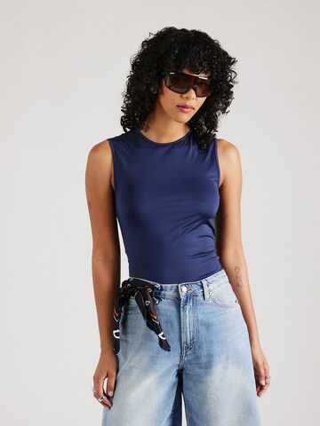 WEEKDAY Top 'Inez' in Blue: front