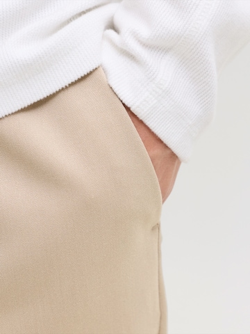 JACK & JONES - Loosefit Pantalón de pinzas 'JPSTKane Toby' en beige
