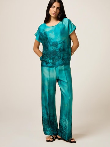 oltre Baggy Trousers in Blue
