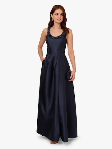 Adrianna Papell Evening dress 'Beaded Mikado Gown' in Blue