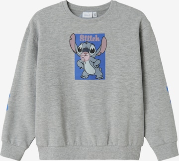 pilka NAME IT Megztinis be užsegimo 'Stitch': priekis