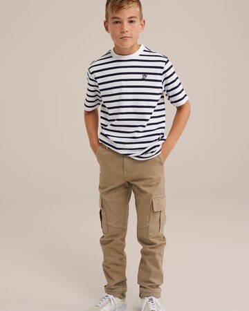 T-Shirt WE Fashion en blanc