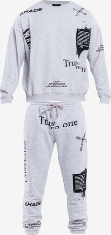 Tom Barron Sweatsuit in Grey: front