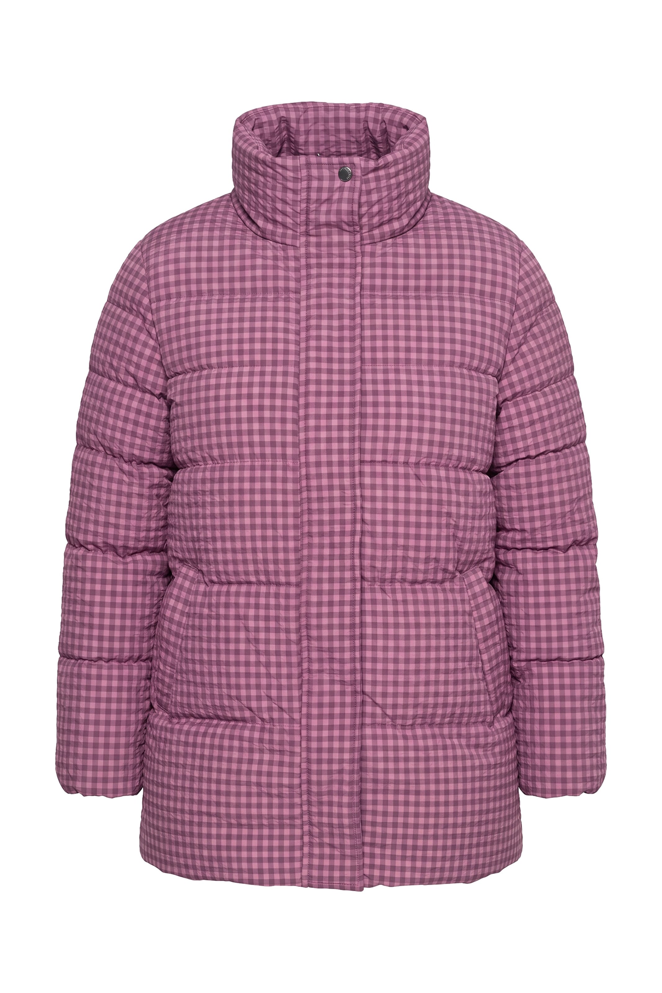 Ulla Popken Winterjacke in Pink: Vorderseite