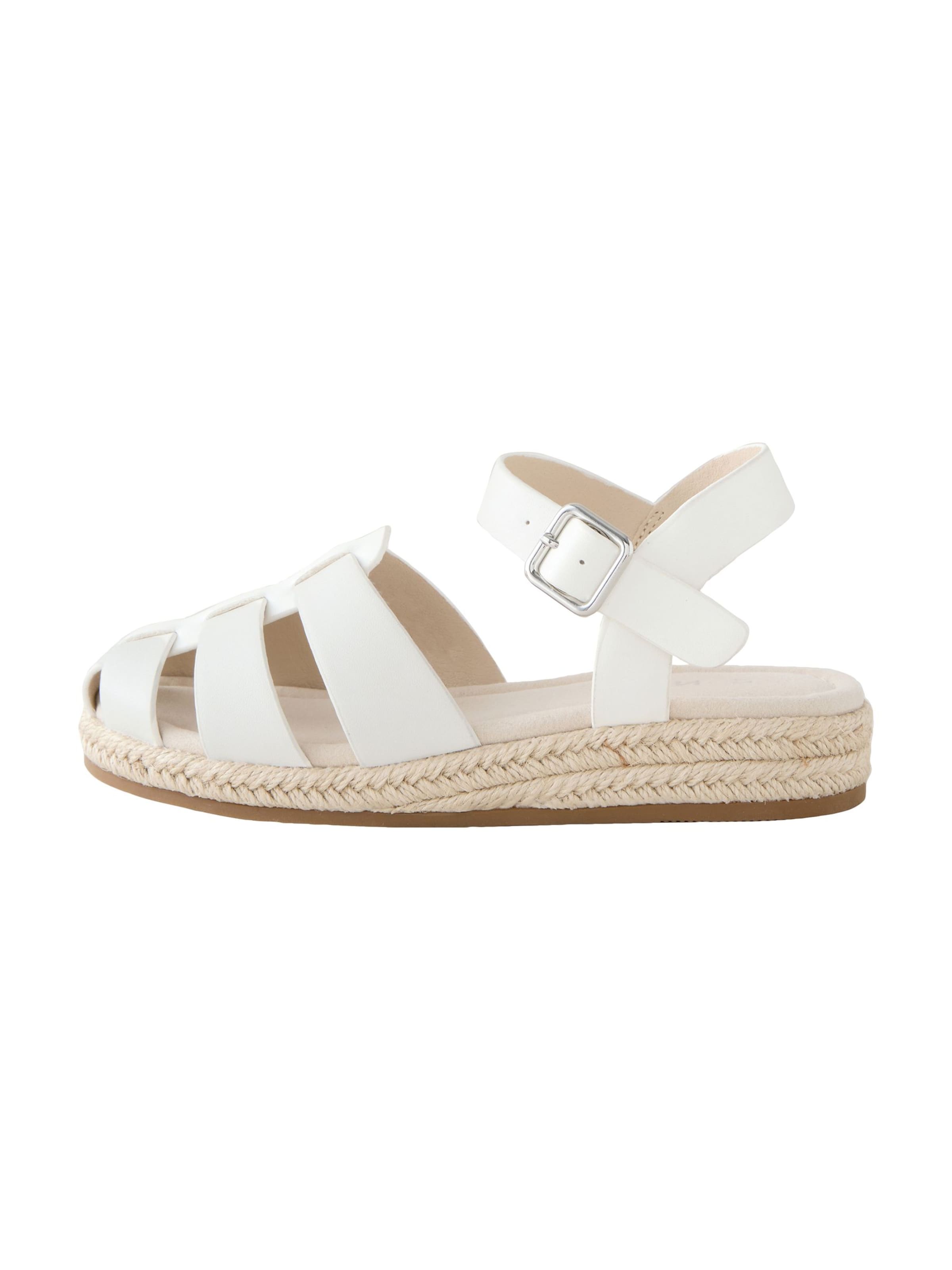 Next Sandale in Weiß: Vorderseite