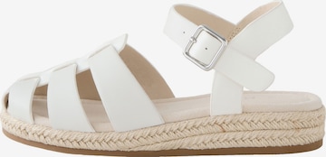 Next Sandale in Weiß: Vorderseite