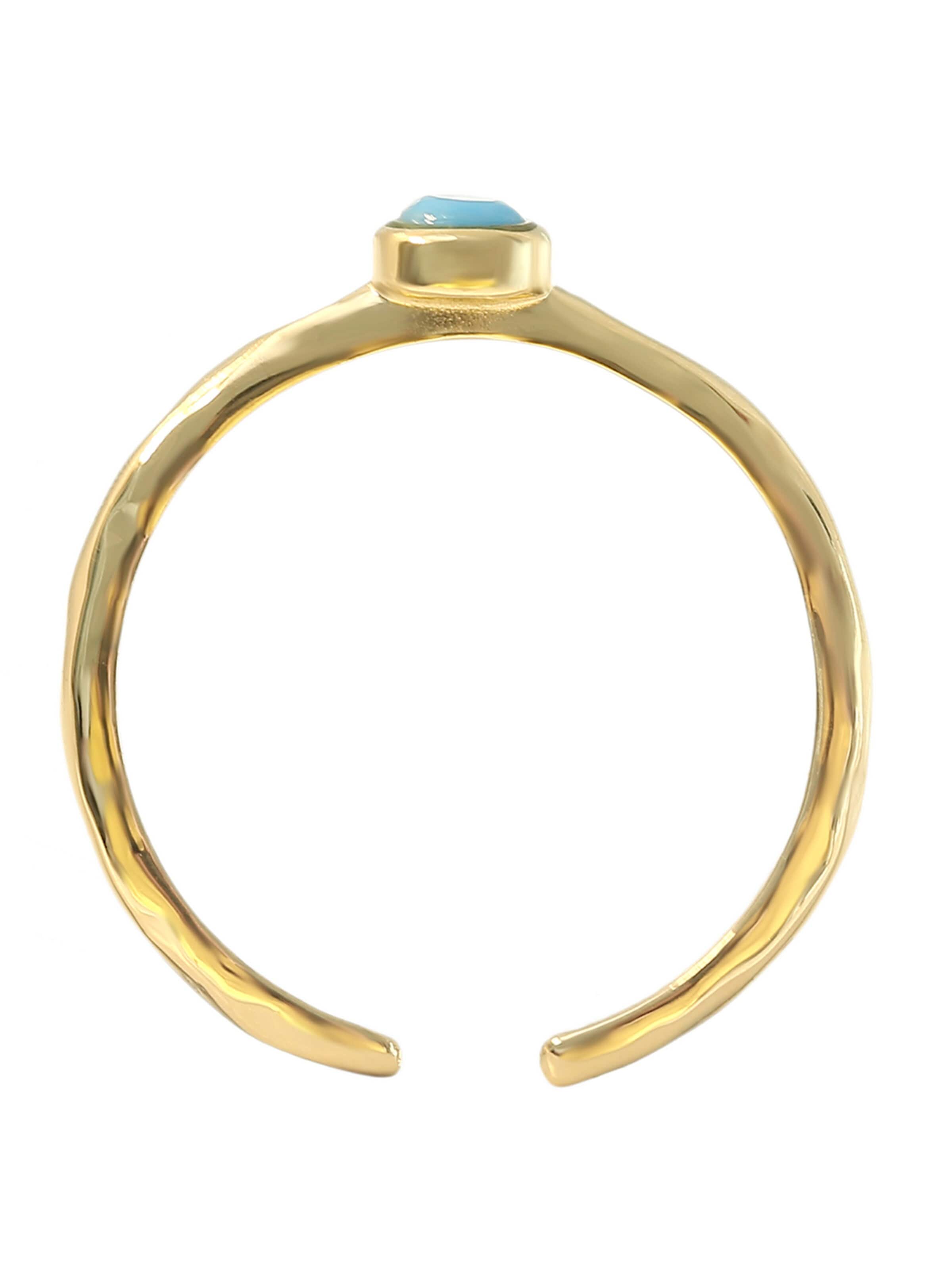 Made by Nami Ring 'Türkiser Edelstein' in Blue