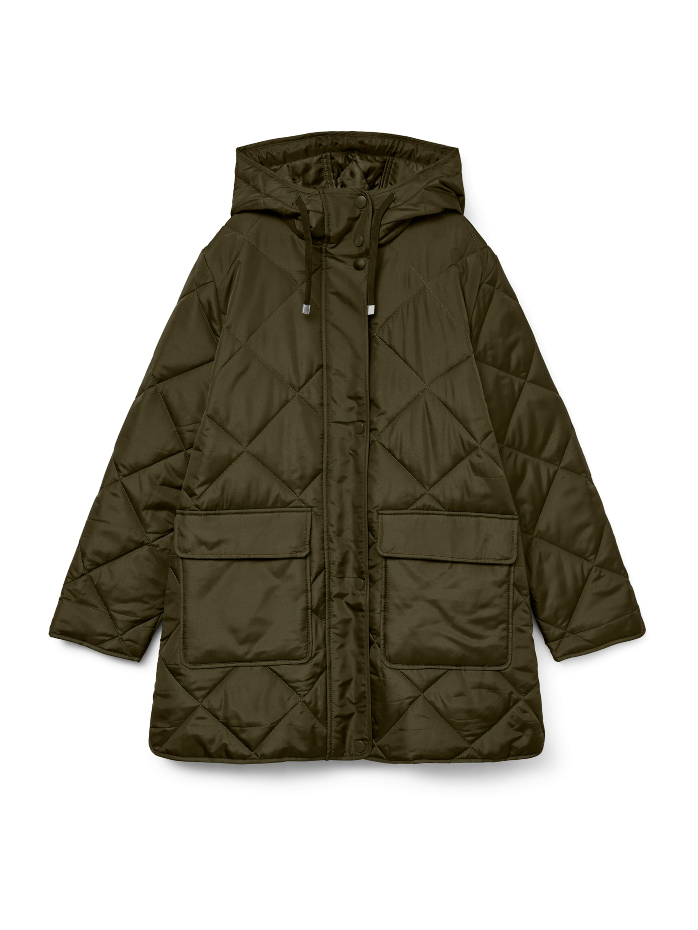 VERO MODA Between-Seasons Coat 'MILLIE TESSA' in Green: front