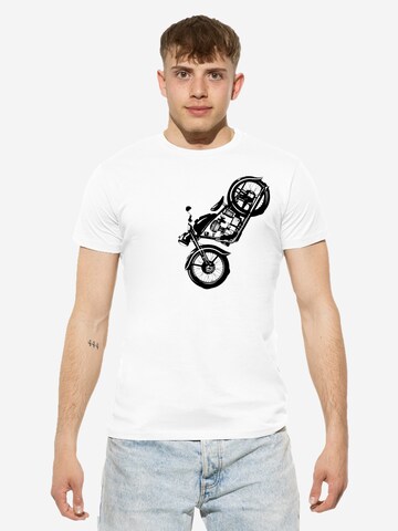 T-Shirt Cotton Prime en blanc : devant