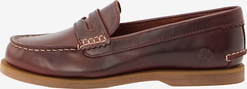 TIMBERLAND - Sapato Slip-on em vermelho: frente