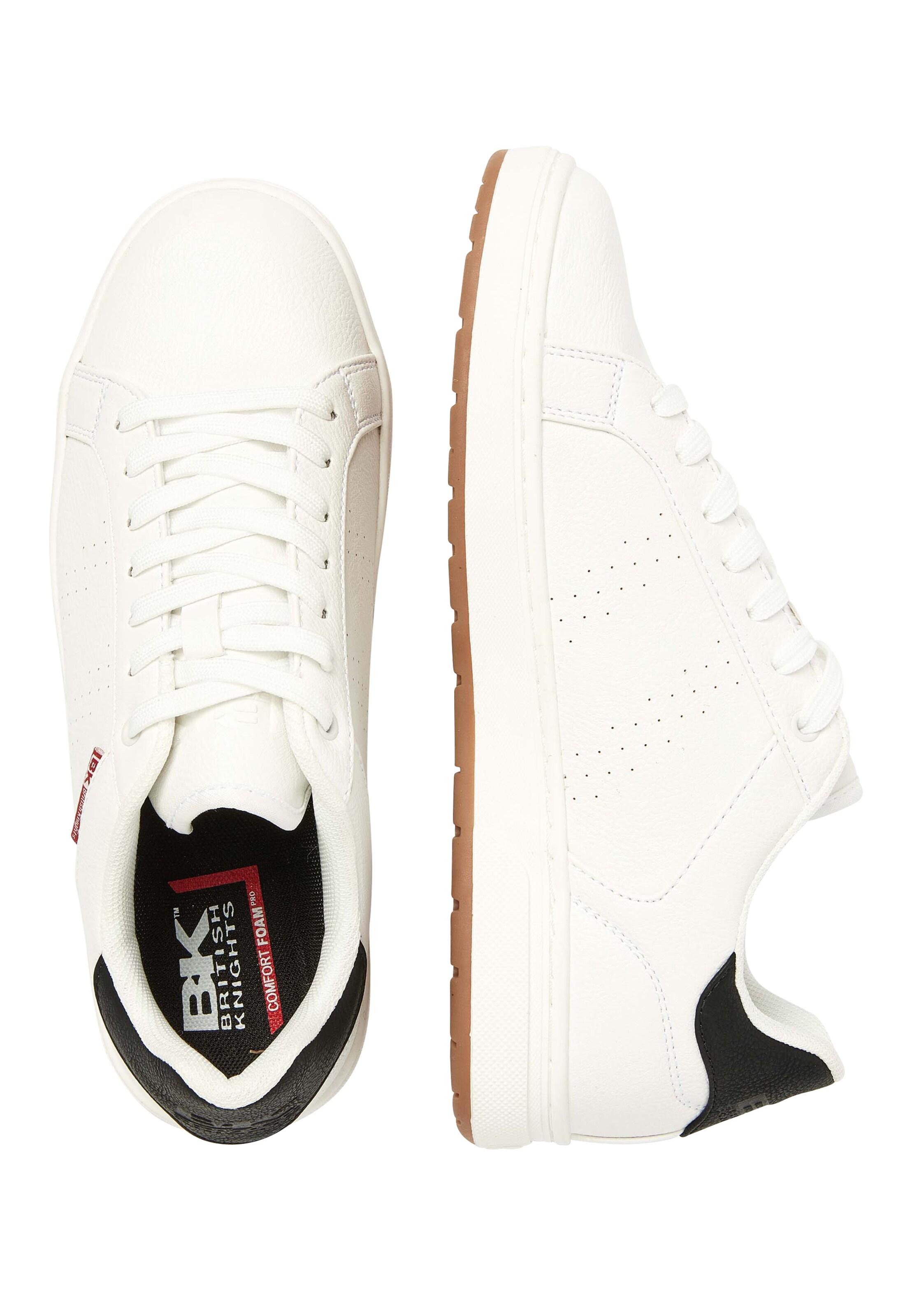 Baskets basses 'AXTON' BRITISH KNIGHTS en blanc