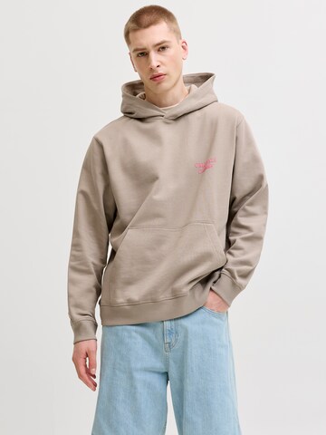 JACK & JONES Sweatshirt 'JORNorrebro' in Beige: Vorderseite