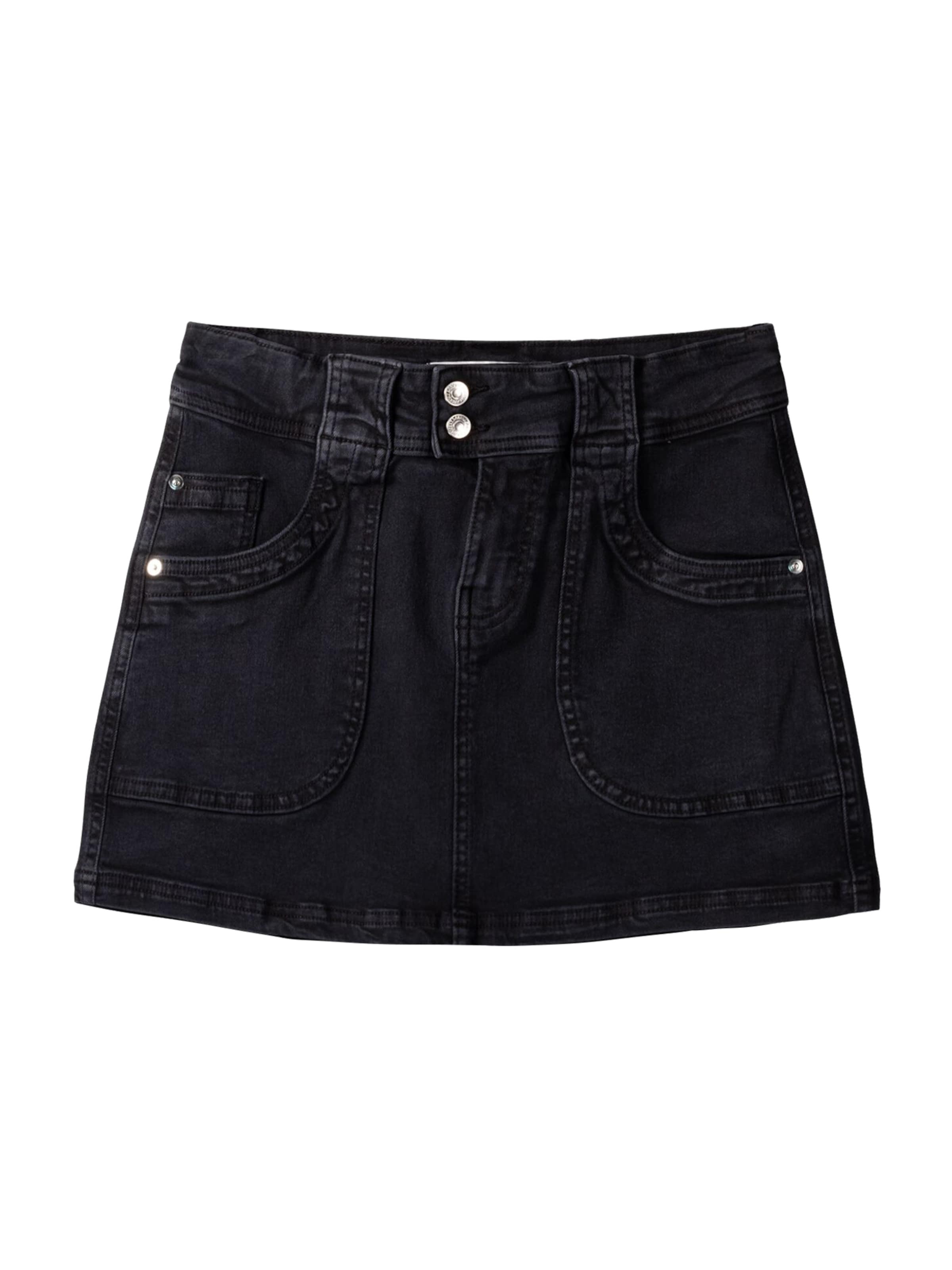 Jupe Bershka en Noir Denim ABOUT YOU