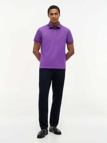 TOMMY HILFIGER Poloshirt '1985' in Lila