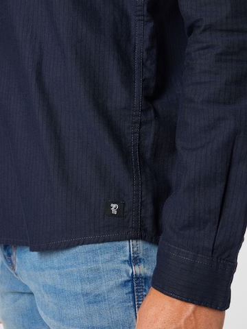 TOM TAILOR DENIM Regular fit Overhemd in Blauw