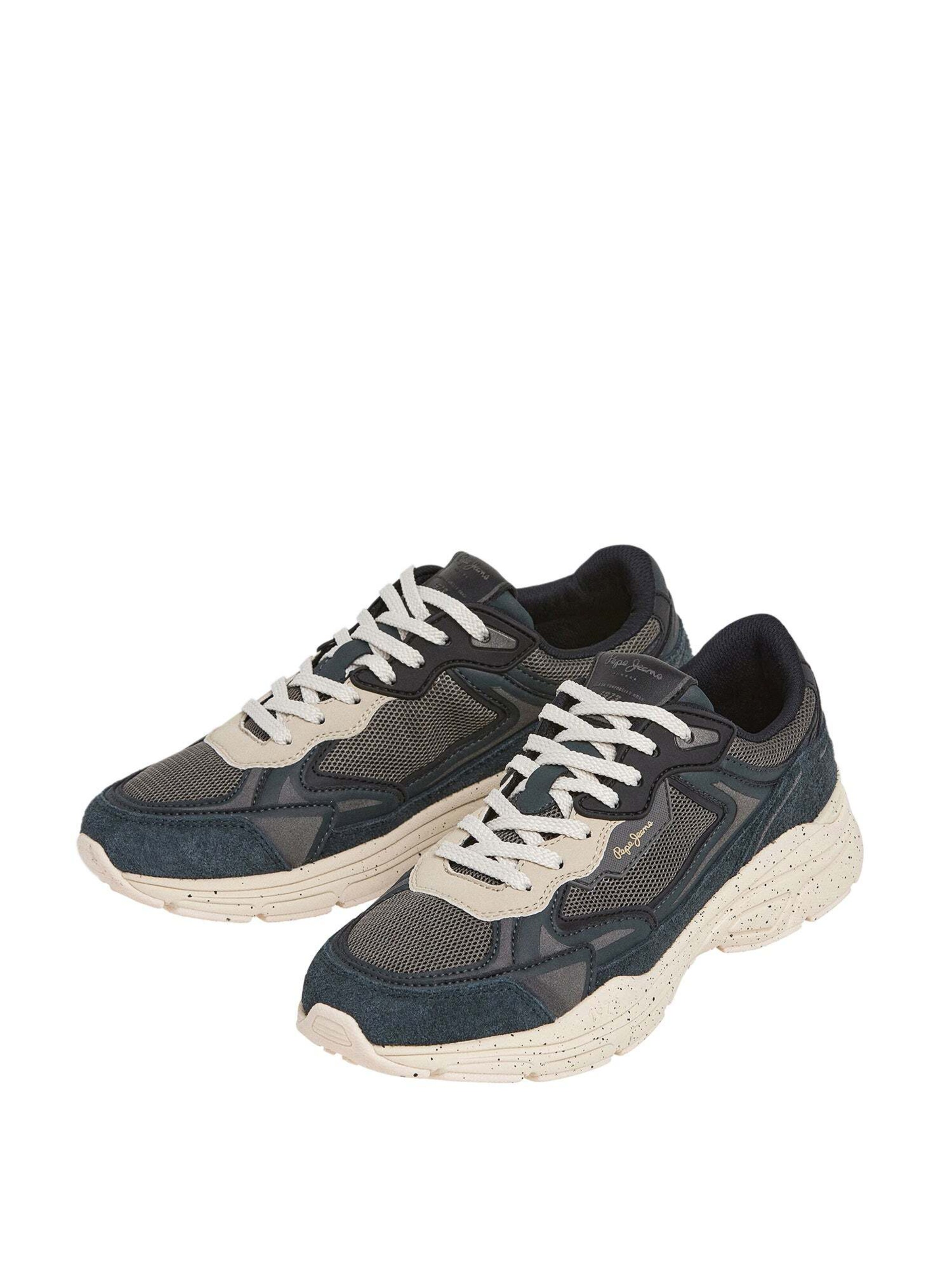 Pepe Jeans Platform trainers 'Dave' in Grey