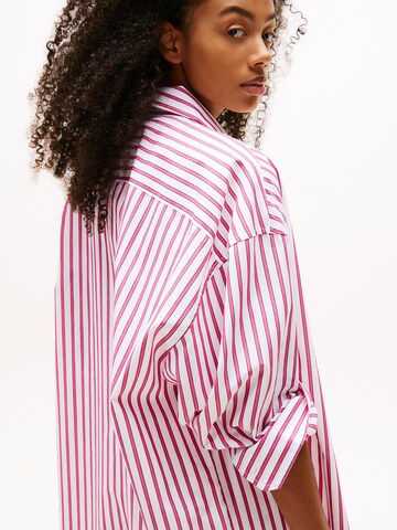 Abito camicia di Tommy Jeans in rosa